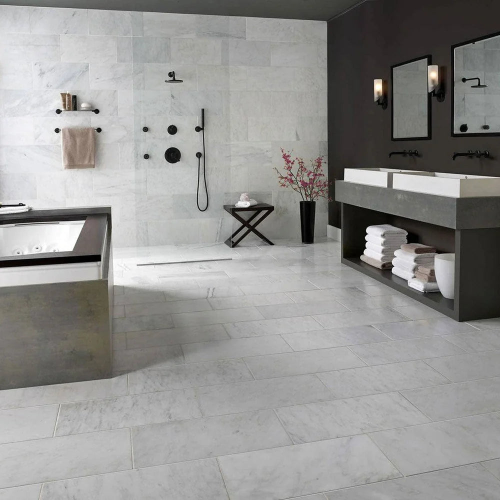 Arabescato Carrara Marble MSI Field Tiles 18" X 36" MSI - Zicana Boutique - 2