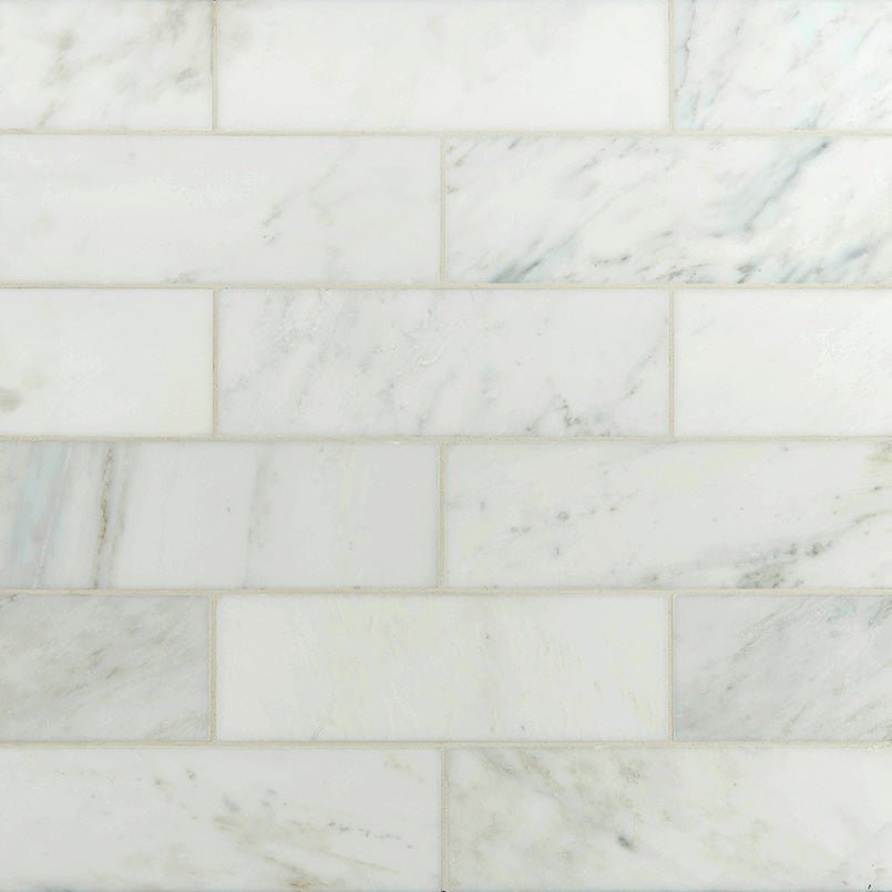 Arabescato Carrara Marble MSI Field Tiles 4" X 12" MSI - Zicana Boutique - 3