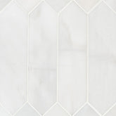 Arabescato Carrara Marble MSI Mosaic Tiles 11" X 12" Picket Pattern MSI - Zicana Boutique - 1