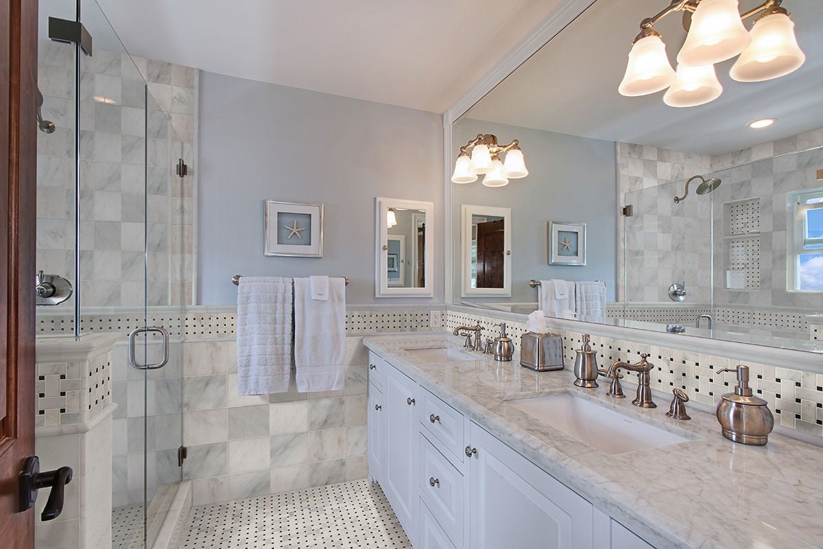 Arabescato Carrara Marble MSI Mosaic Tiles 12" X 12" Basketweave Pattern MSI - Zicana Boutique - 2