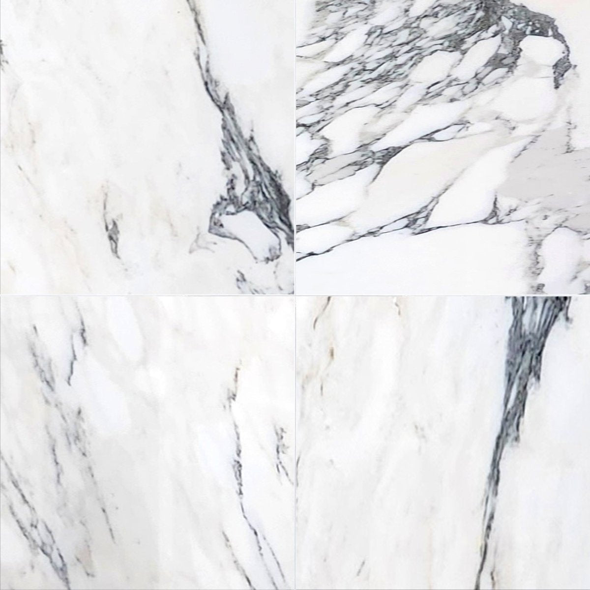 Arabescato Honed Marble Field Tile 12''x12''x3/8'' Zicana Boutique - Zicana Boutique - 1