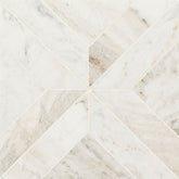 Arabescato Venato Marble MSI Mosaic Tiles 12" X 12" Argyle Pattern MSI - Zicana Boutique - 1