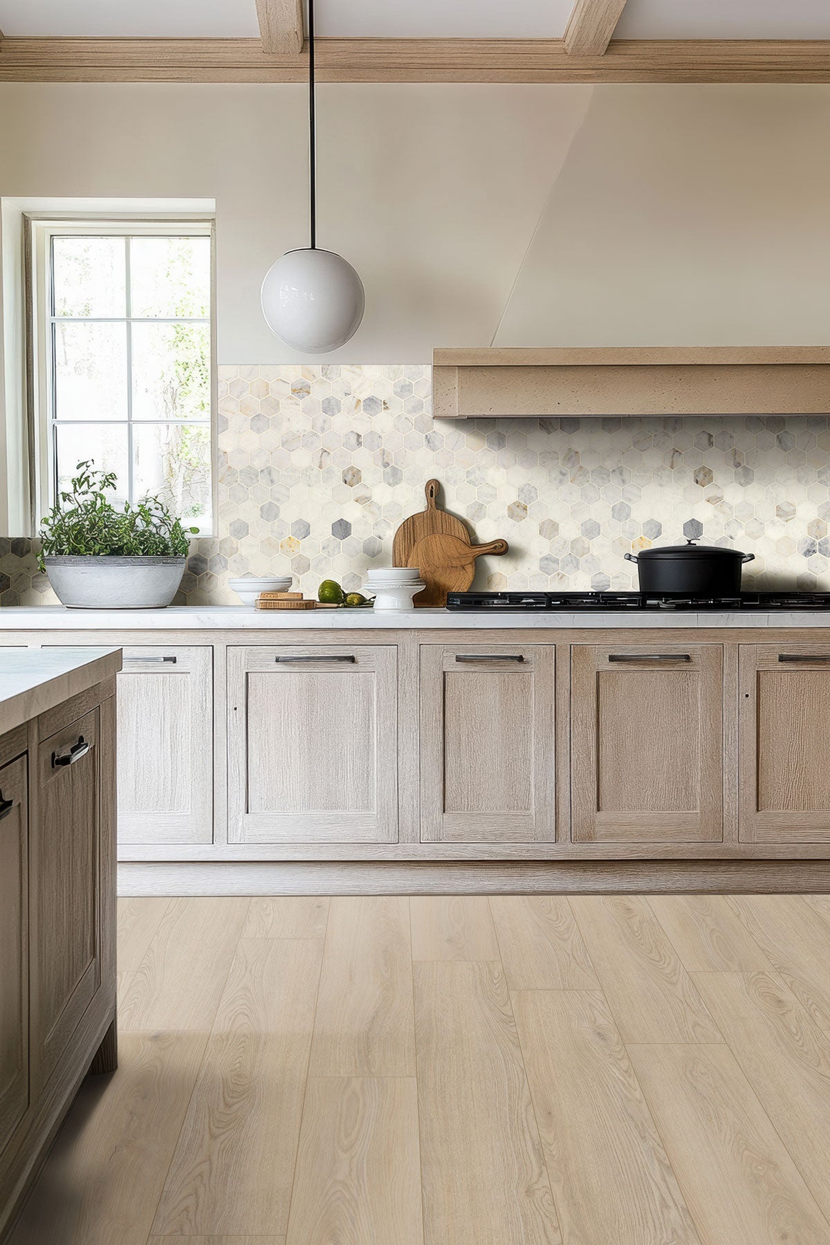 Arabescato Venato Marble MSI Mosaic Tiles 12" X 12" Hexagon Pattern MSI - Zicana Boutique - 6