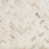 Arabescato Venato Marble MSI Mosaic Tiles 12" X 13" Herringbone Pattern MSI - Zicana Boutique - 1