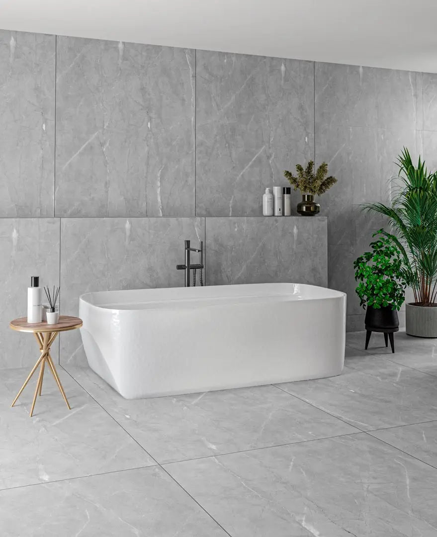 Armani Grey Raphael 48" x 96" Field Tile Raphael Porcelain - Zicana Boutique - 7