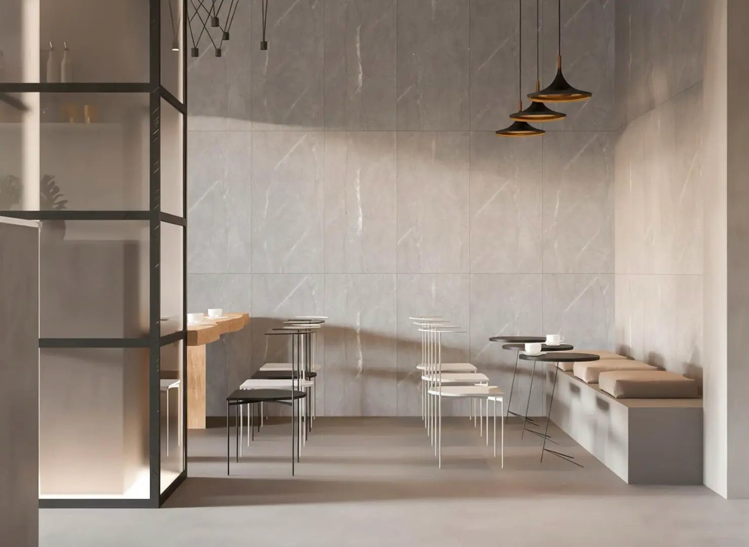 Armani Grey Raphael 48" x 96" Field Tile Raphael Porcelain - Zicana Boutique - 2