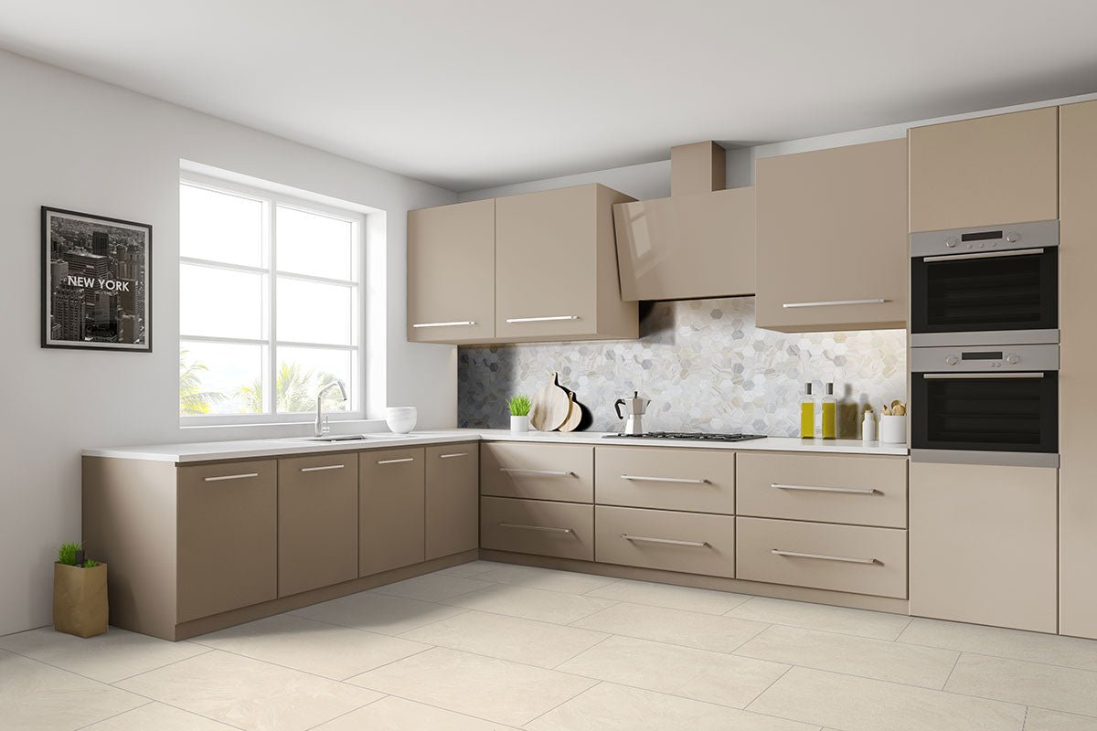 Athena Gold Marble MSI Mosaic Tiles 12" X 12" Hexagon Pattern MSI - Zicana Boutique - 5