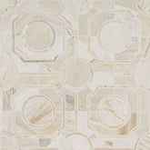 Athena Gold Regency Marble MSI Mosaic Tiles 10" X 10" Geometric Pattern MSI - Zicana Boutique - 1