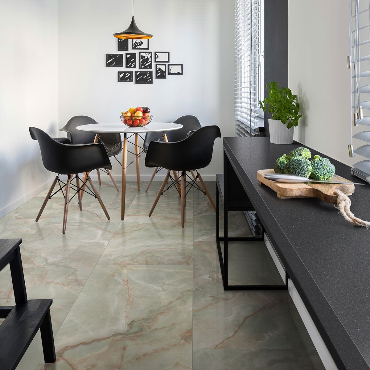 Aura Verde Onyx 24" x 48" Porcelain Field Tiles MSI- Zicana Boutique -5