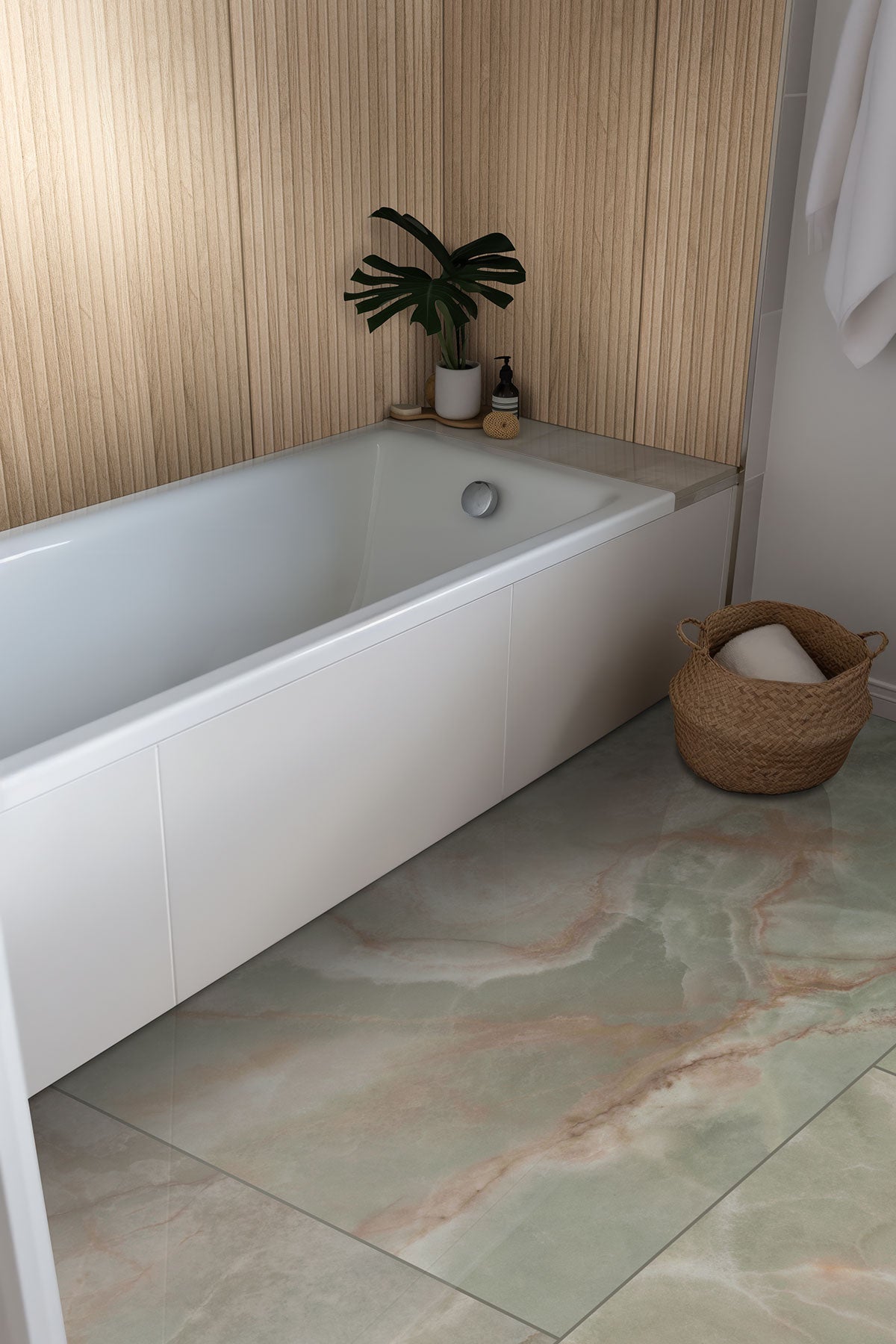 Aura Verde Onyx 24" x 48" Porcelain Field Tiles MSI- Zicana Boutique -11
