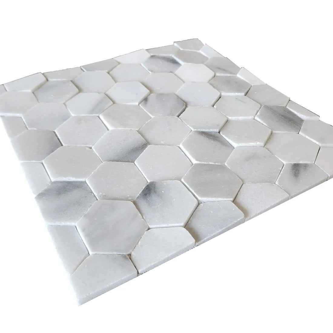 Avalon 3D HexaRise 2'' Stone Dimensional Mosaic Zicana Boutique - Zicana Boutique - 2