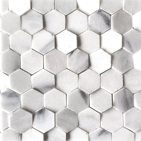 Avalon 3D HexaRise 2'' Stone Dimensional Mosaic Zicana Boutique - Zicana Boutique - 1