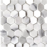Avalon 3D HexaRise 2'' Stone Dimensional Mosaic Zicana Boutique - Zicana Boutique - 1