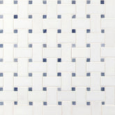 Azula Marble MSI Mosaic Tiles 12" X 12" Basketweave Pattern MSI - Zicana Boutique - 1