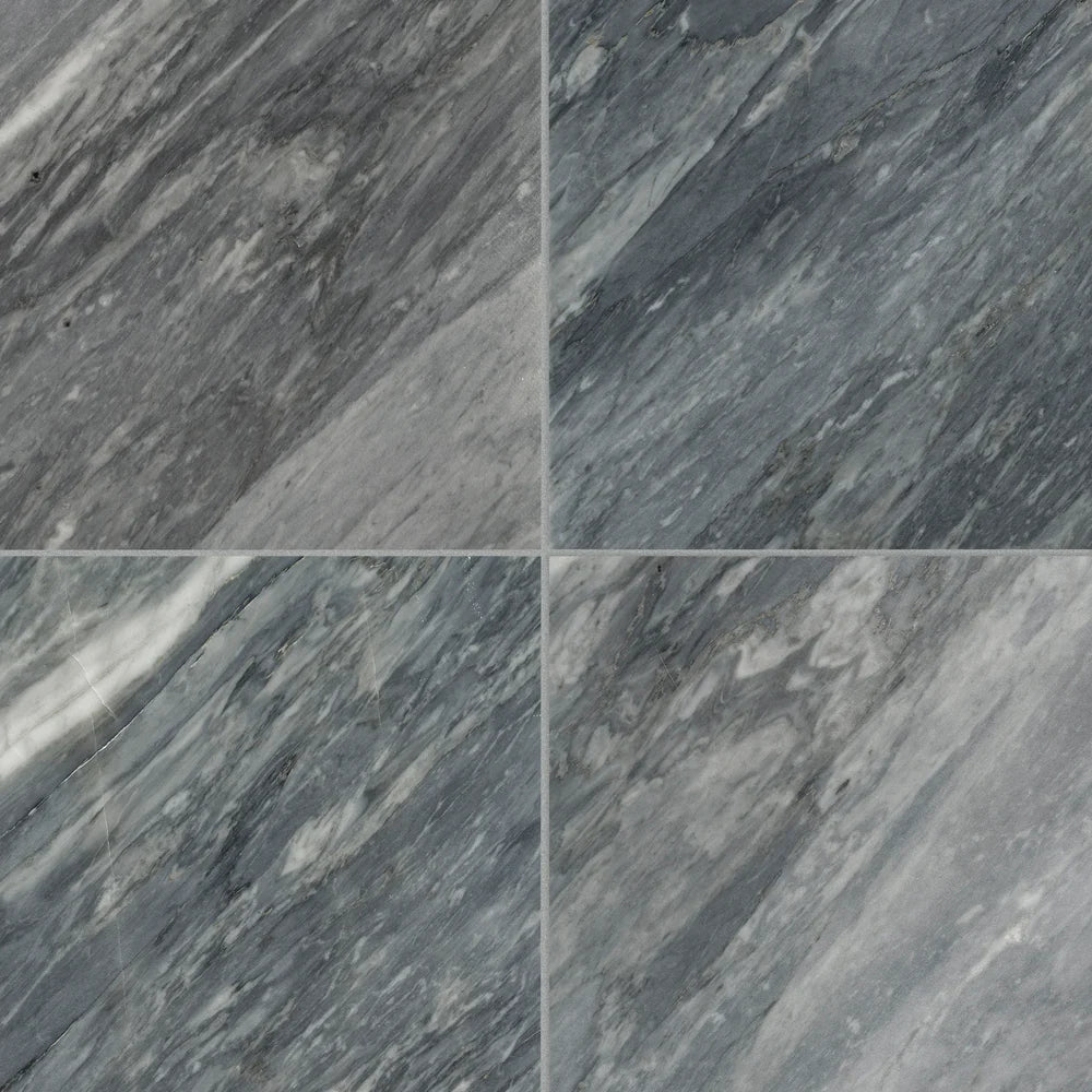 Bardiglio Nuvolato Marble Field Tile 18" x 18" Zicana Boutique - Zicana Boutique - 1