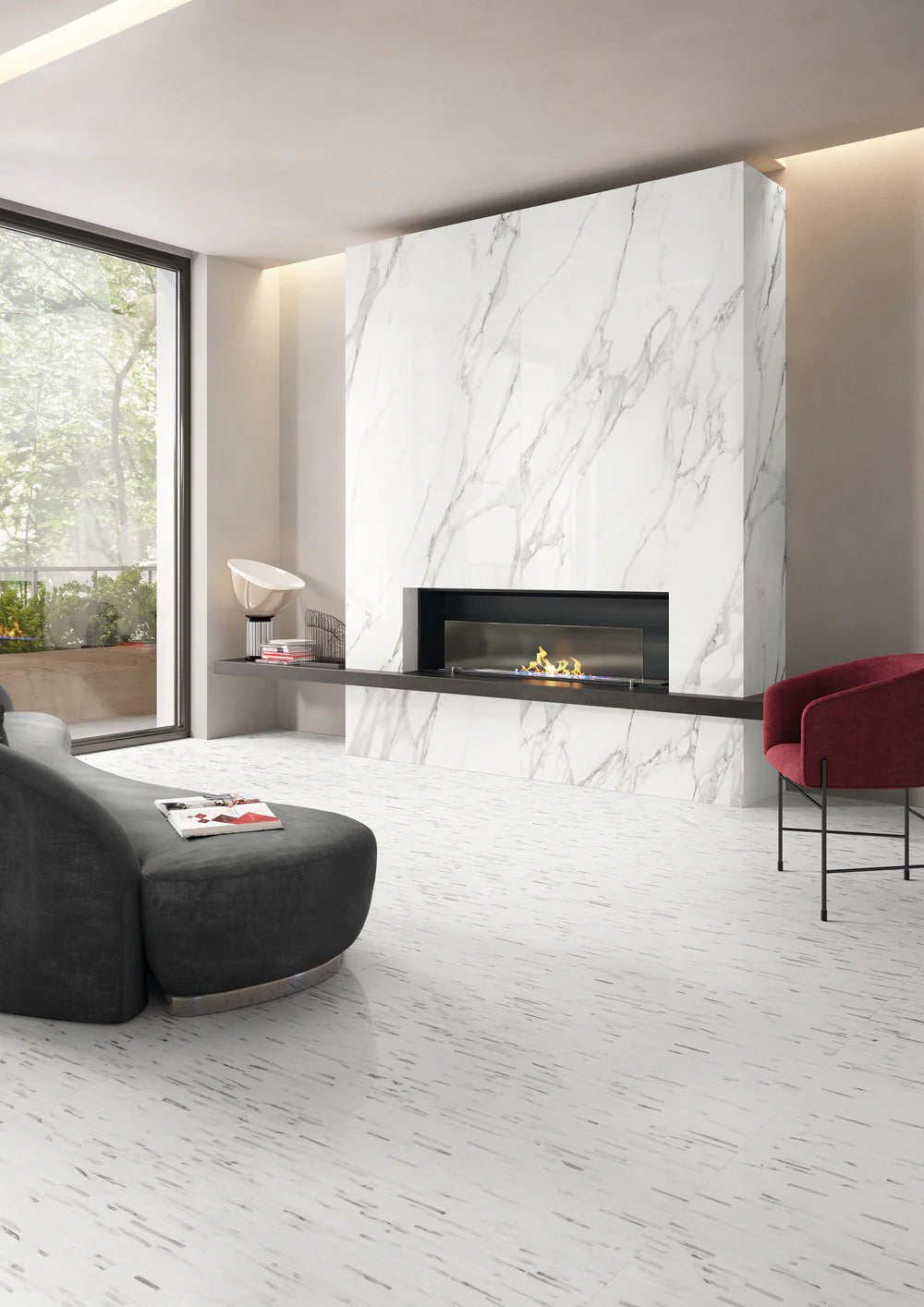 Bastoni Bianco Tile 24" x 48" Artistic Tile - Zicana Boutique - 2