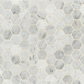 Bianco Carrara Marble Mosaic Zicana Boutique - Zicana Boutique - 1