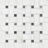 Bianco Carrara W/bardiglio Marble Mosaic Artistic Tile - Zicana Boutique - 1