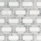 Bianco Dolomite Lynx Marble MSI Mosaic Tiles 12" X 12" MSI - Zicana Boutique - 1