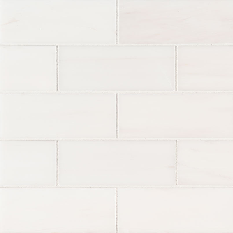 Bianco Dolomite Marble MSI Field Tiles 3" X 6" MSI - Zicana Boutique - 1