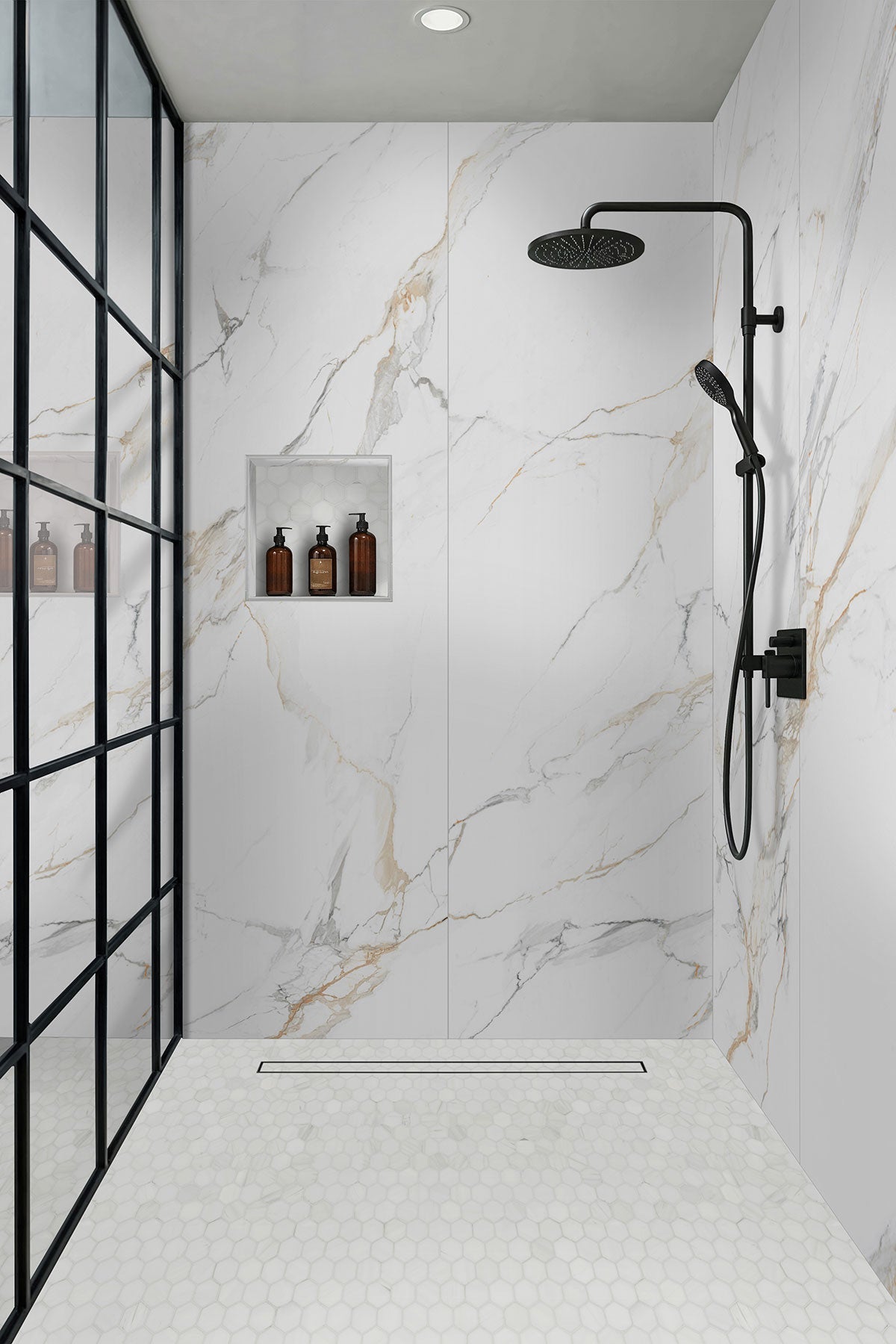Bianco Dolomite Marble MSI Mosaic Tiles 12" X 13" Hexagon Pattern MSI - Zicana Boutique - 5
