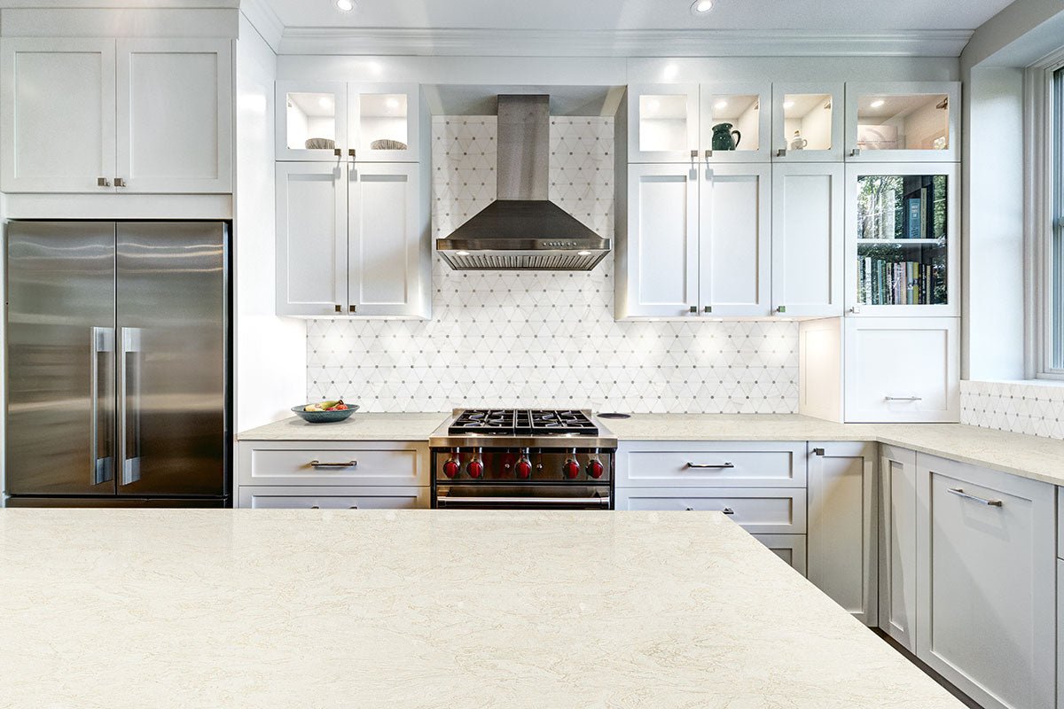 Bianco Dolomite Marble MSI Mosaic Tiles 12" X 14" Pinwheel Pattern MSI - Zicana Boutique - 5