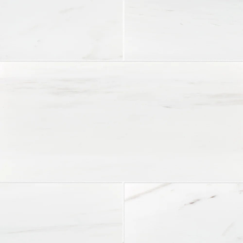 Bianco Dolomiti Marble Field Tile 12" x 24" Zicana Boutique - Zicana Boutique - 1