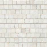 Bianco Dolomiti Mosaic Polished Broken Joint Artistic Tile - Zicana Boutique - 1