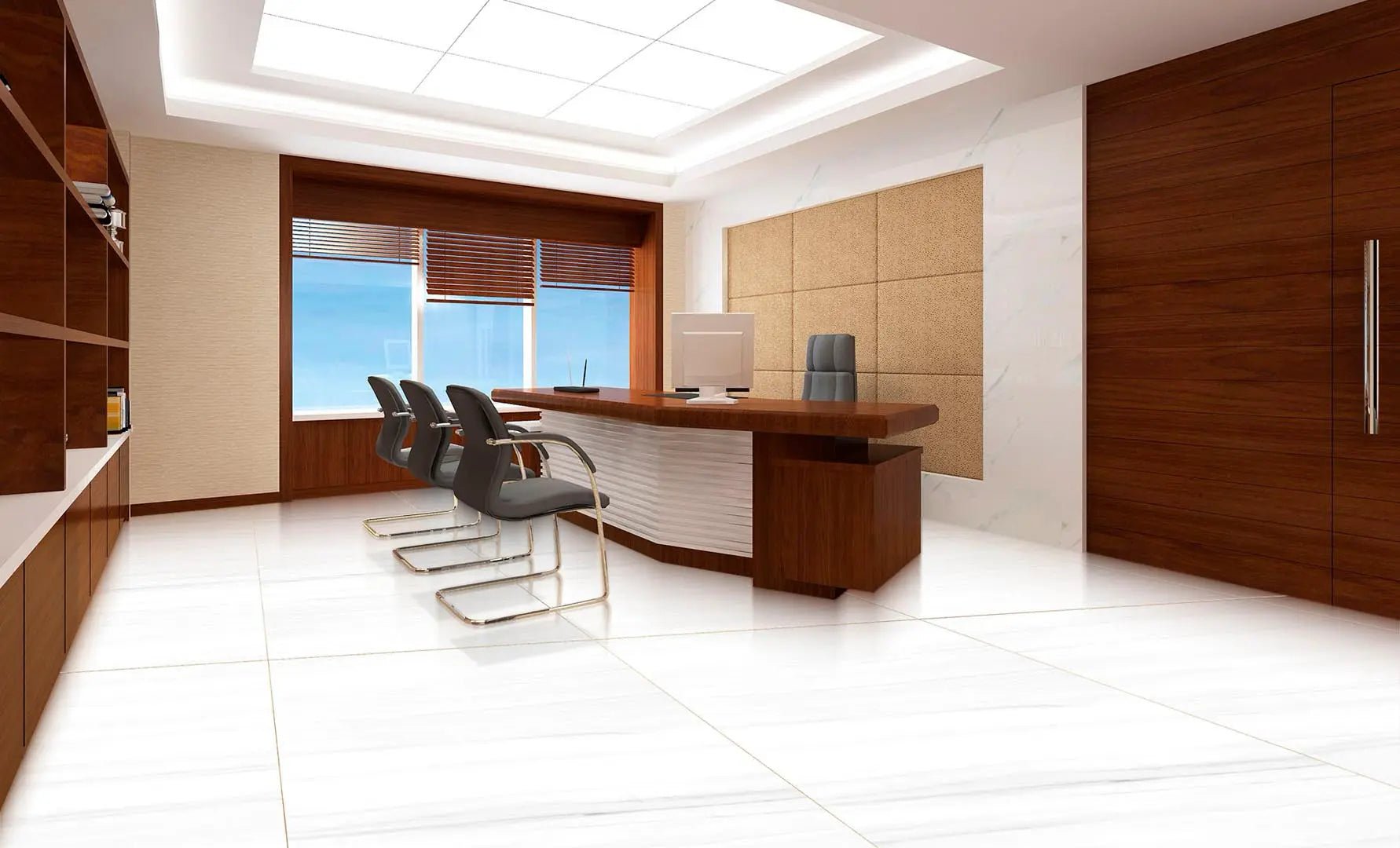 Bianco Dolomiti Raphael 48" x 96" Field Tile Raphael Porcelain - Zicana Boutique - 3