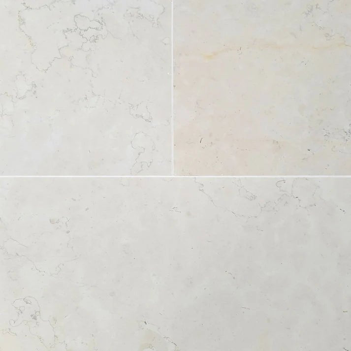 Bianco Perlino Brushed Marble Field Tile 12''x24'' Zicana Boutique - Zicana Boutique - 1