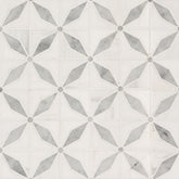 Bianco Starlite Marble MSI Mosaic Tiles 12" X 12" Geometric Pattern MSI - Zicana Boutique - 1