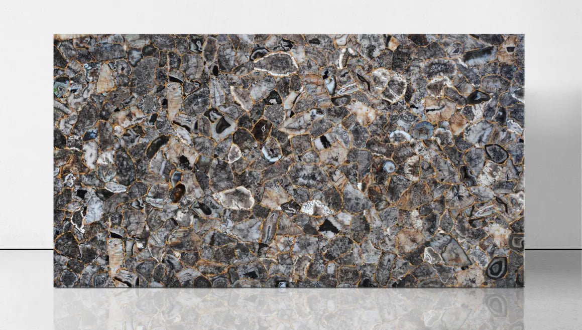 Black Agate Precious Stone Zicana Boutique - Zicana Boutique - 5