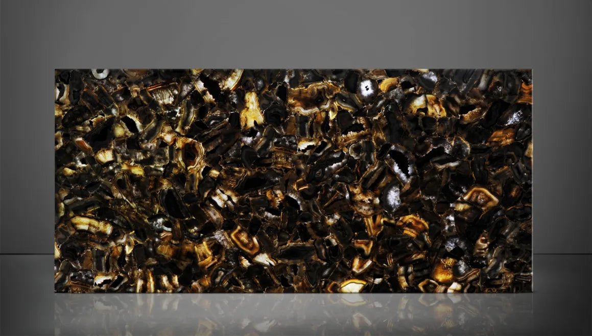 Black Agate Precious Stone Zicana Boutique - Zicana Boutique - 4