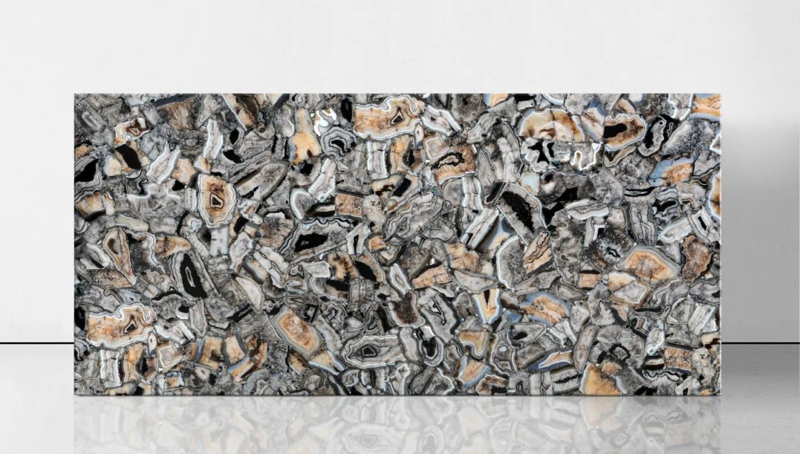 Black Agate Precious Stone Zicana Boutique - Zicana Boutique - 3