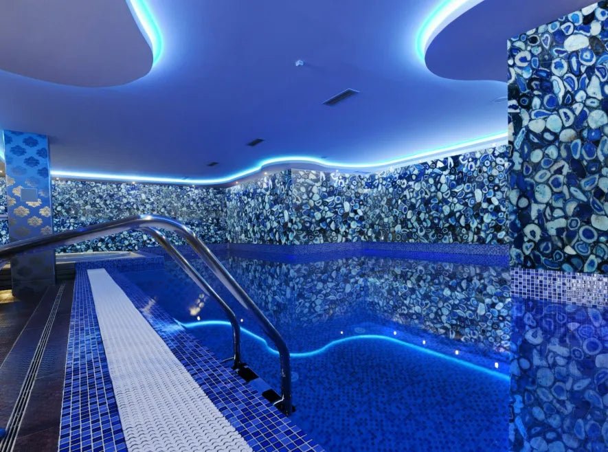 Blue Agate Precious Stone Zicana Boutique - Zicana Boutique - 3