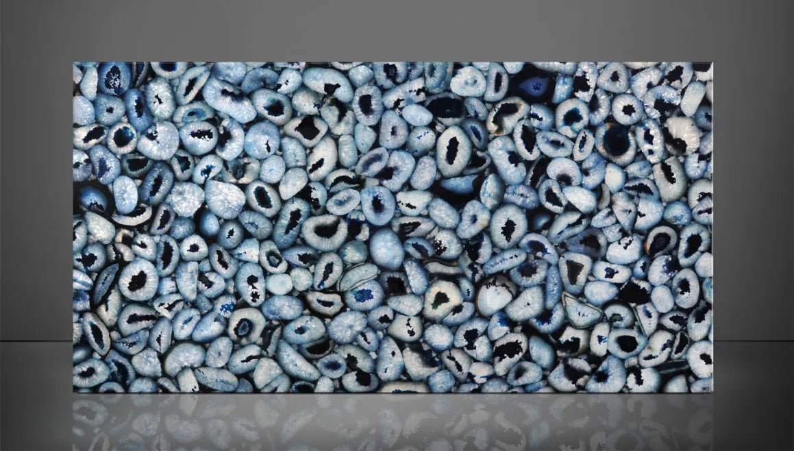 Blue Agate Precious Stone Zicana Boutique - Zicana Boutique - 7