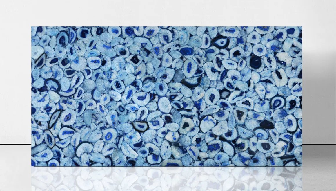 Blue Agate Precious Stone Zicana Boutique - Zicana Boutique - 6