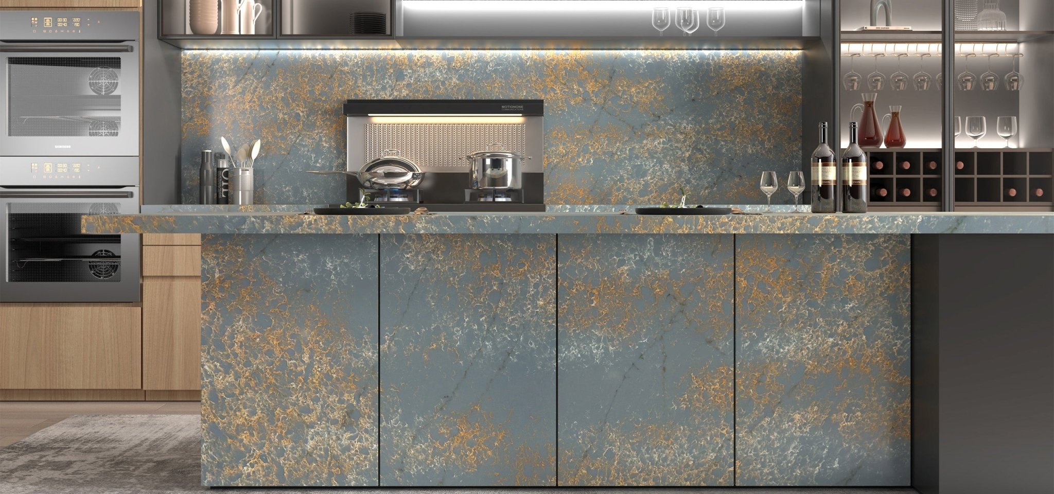 Blue Onyx Variant Quartz Variant- Zicana Boutique -2