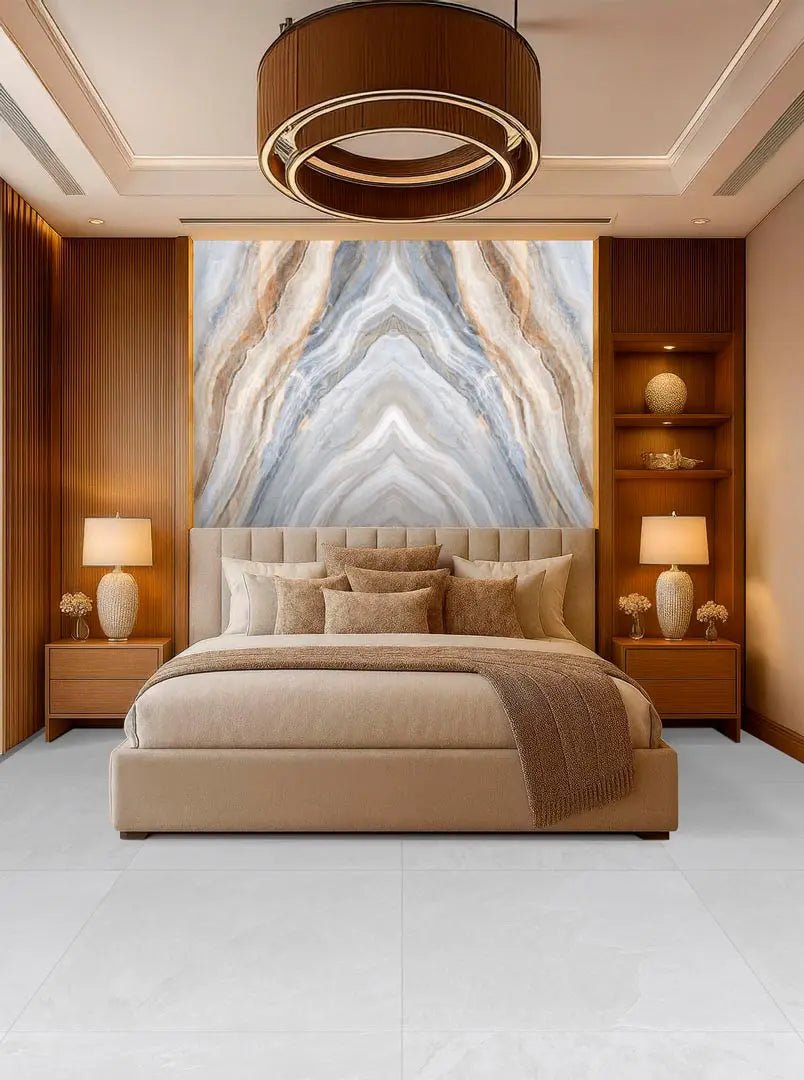 Blue Storm Onyx Raphael 48" x 96" Field Tile Raphael Porcelain - Zicana Boutique - 2