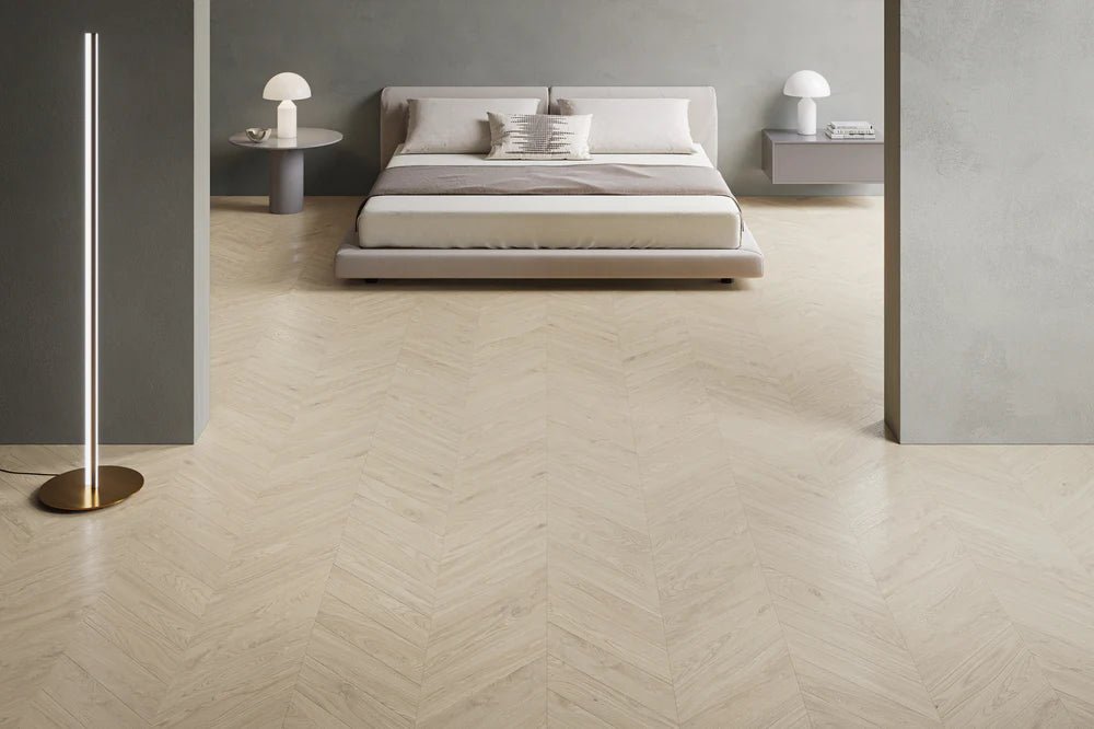 Bois Chevron Avorio Tile Artistic Tile - Zicana Boutique - 2