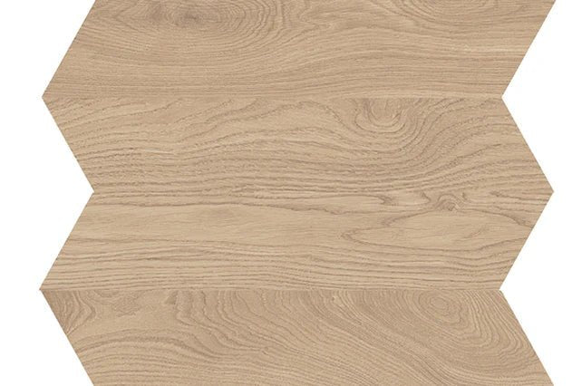 Bois Chevron Ecru Tile Artistic Tile - Zicana Boutique - 1