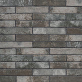 Brickstone Charcoal Brick Porcelain MSI Field Tiles 2" X 10" MSI - Zicana Boutique - 1