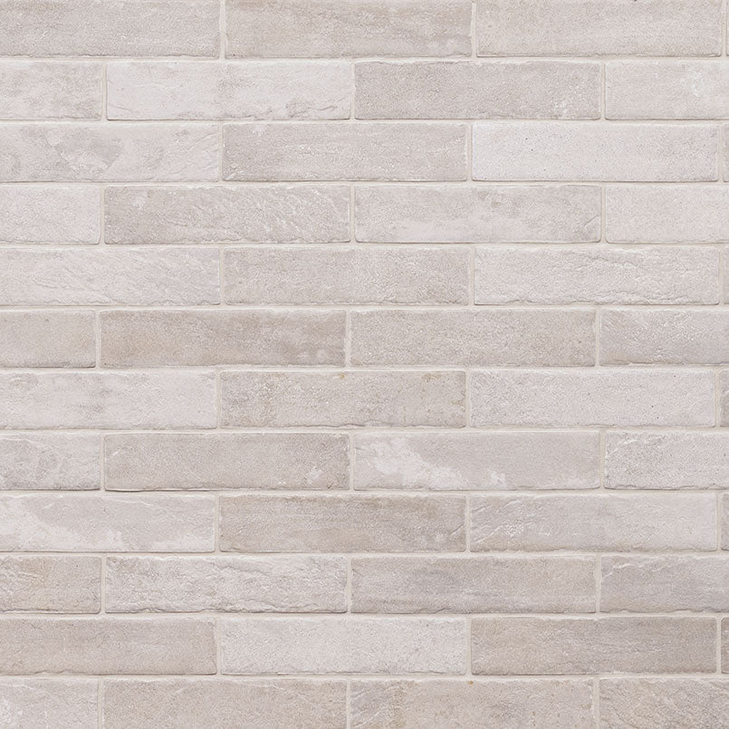 Brickstone Ivory Brick Porcelain MSI Field Tiles 2" X 10" MSI - Zicana Boutique - 1