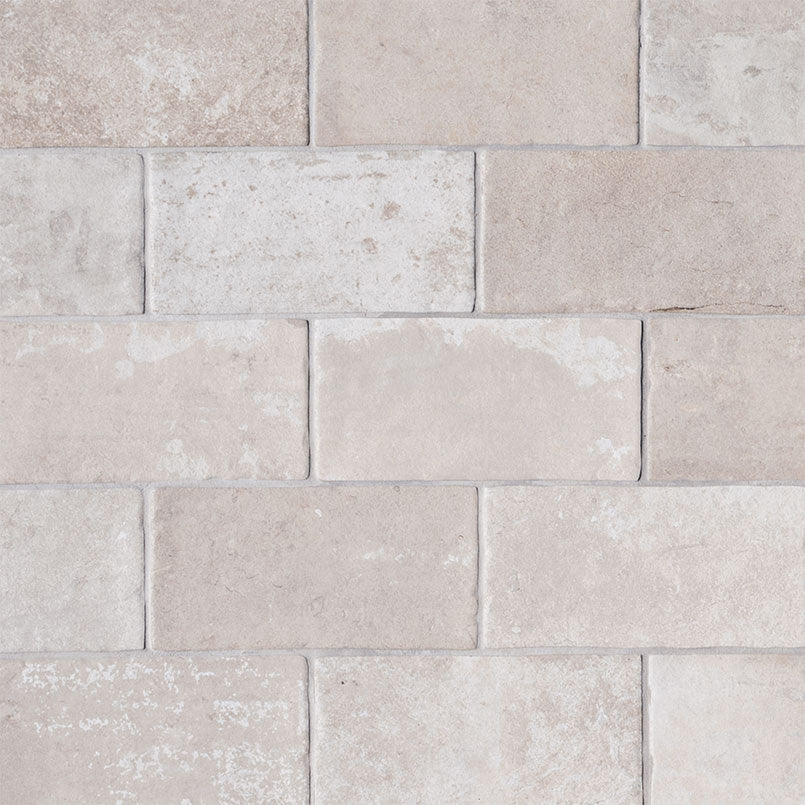 Brickstone Ivory Brick Porcelain MSI Field Tiles 5" X 10" MSI - Zicana Boutique - 1