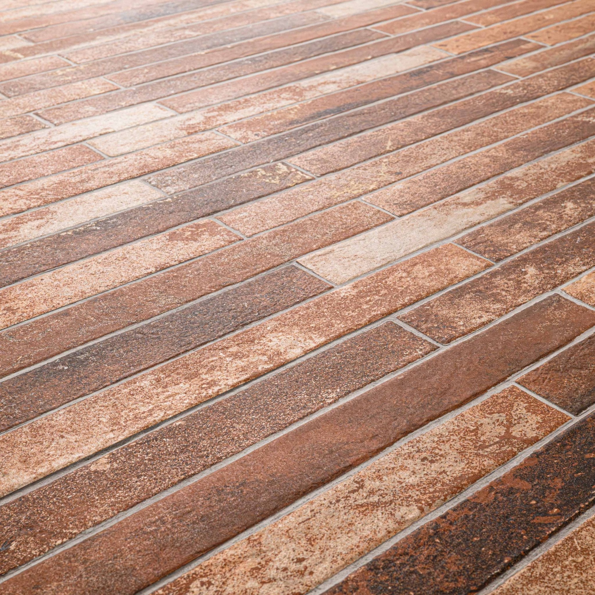 Brickstone Red Brick Porcelain MSI Field Tiles 2" X 18" MSI - Zicana Boutique - 3