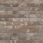 Brickstone Rustique Red Brick Porcelain MSI Field Tiles 2" X 18" MSI - Zicana Boutique - 1