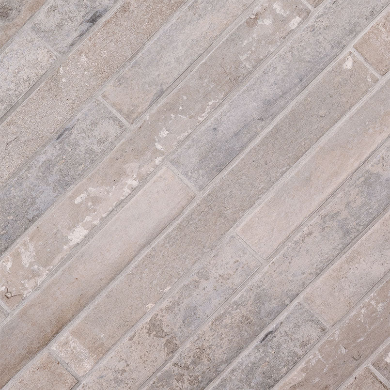 Brickstone Taupe Brick Porcelain MSI Field Tiles 2" X 18" MSI - Zicana Boutique - 3