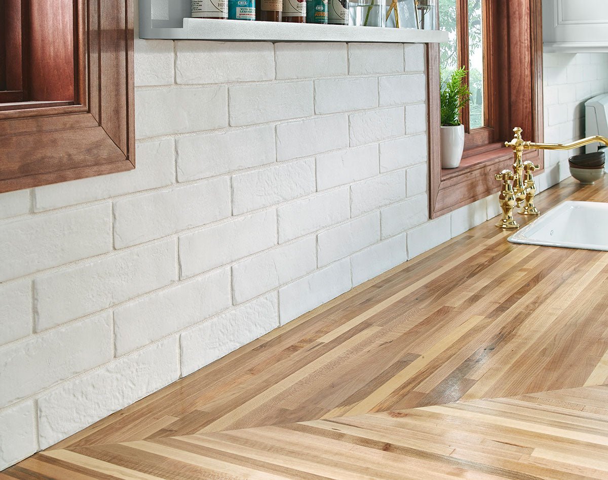 Brickstone White Brick Porcelain MSI Field Tiles 2" X 10" MSI - Zicana Boutique - 8