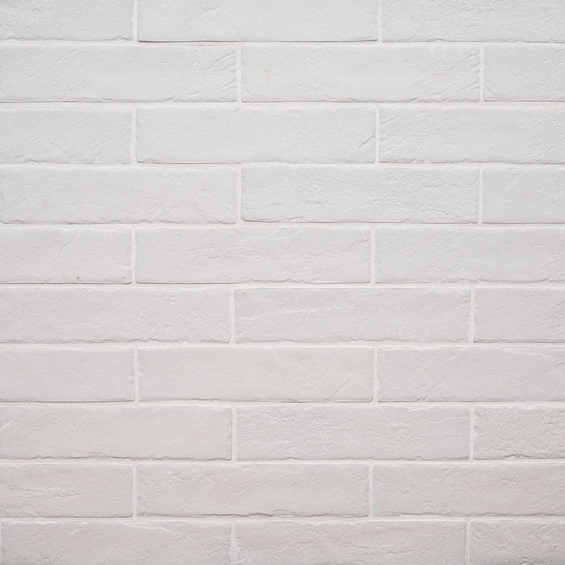 Brickstone White Brick Porcelain MSI Field Tiles 2" X 10" MSI - Zicana Boutique - 1