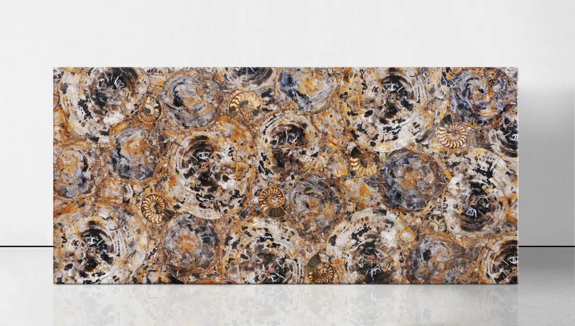 Brown Petrified Wood Precious Stone Zicana Boutique - Zicana Boutique - 9